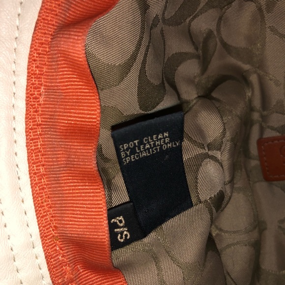 Coach multi-color leather/ suede hat - Picture 5 of 7